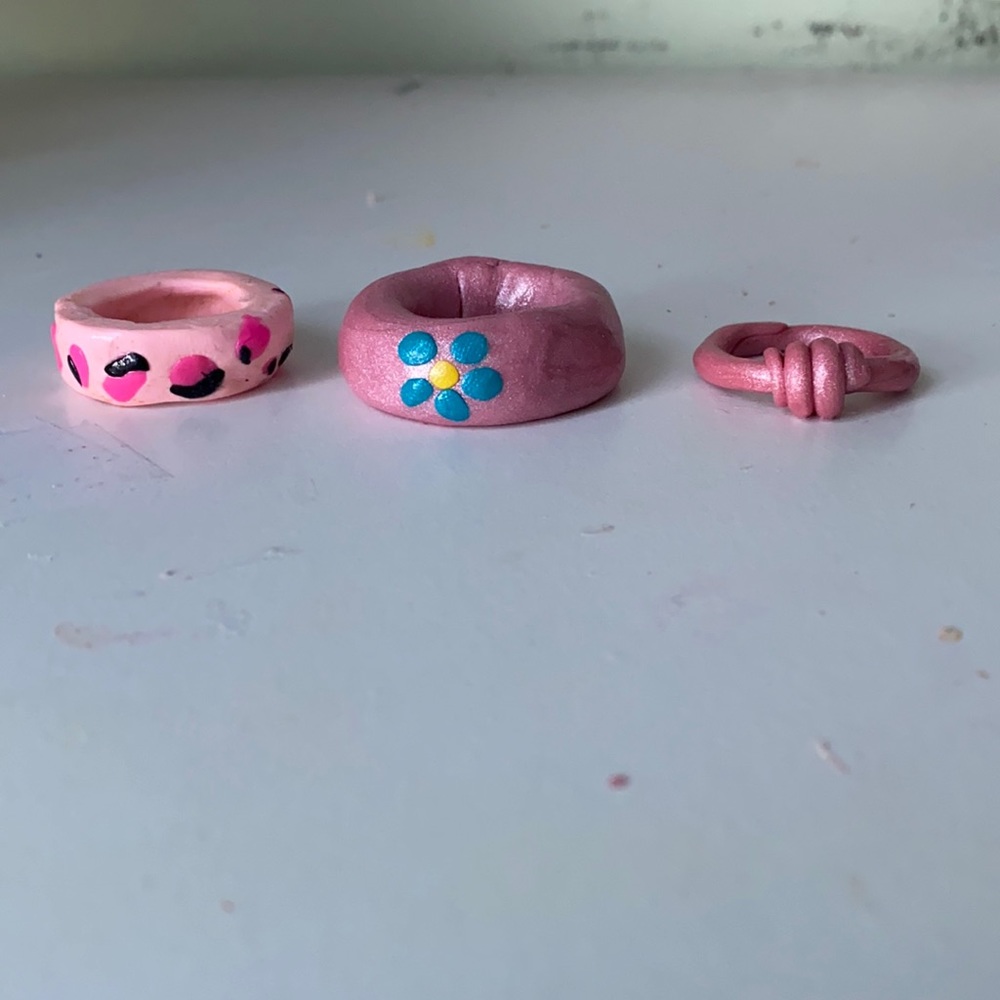 ✨Polymer Clay Rings✨ - Picture 2 of 3